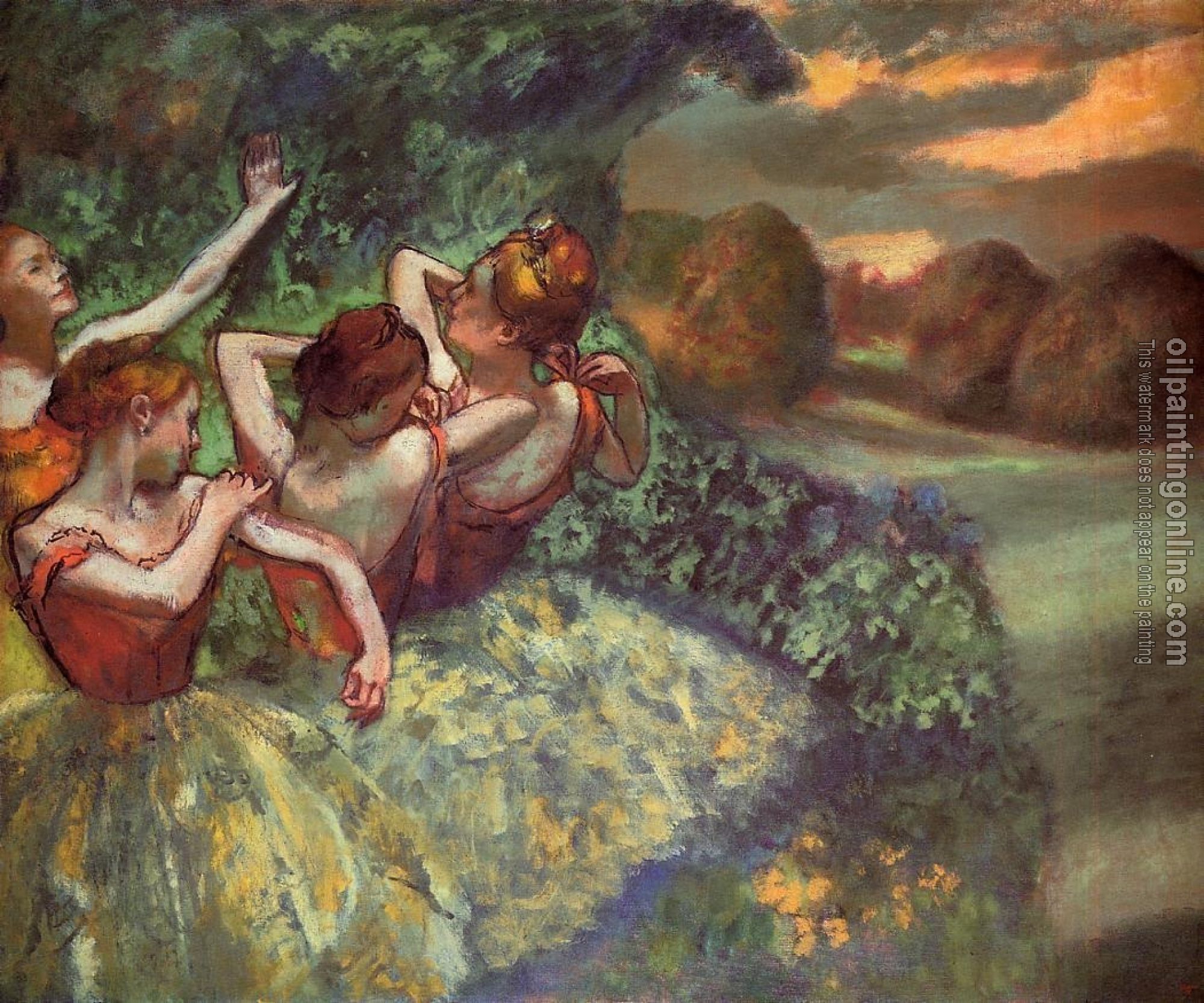 Degas, Edgar - Four Dancers